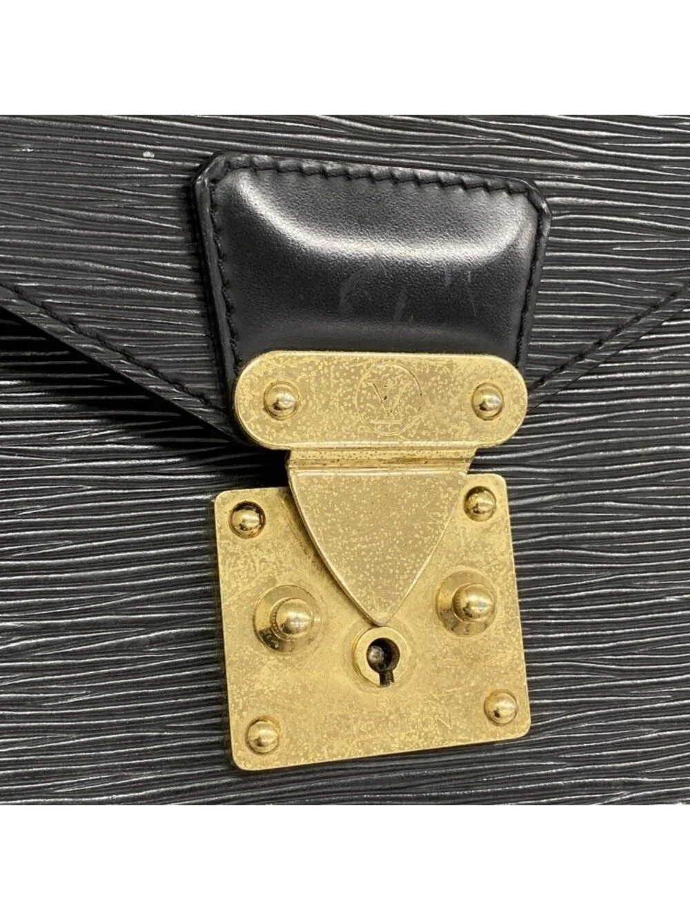 Louis Vuitton Business Bag Epi Serviette Ambassador Noir
